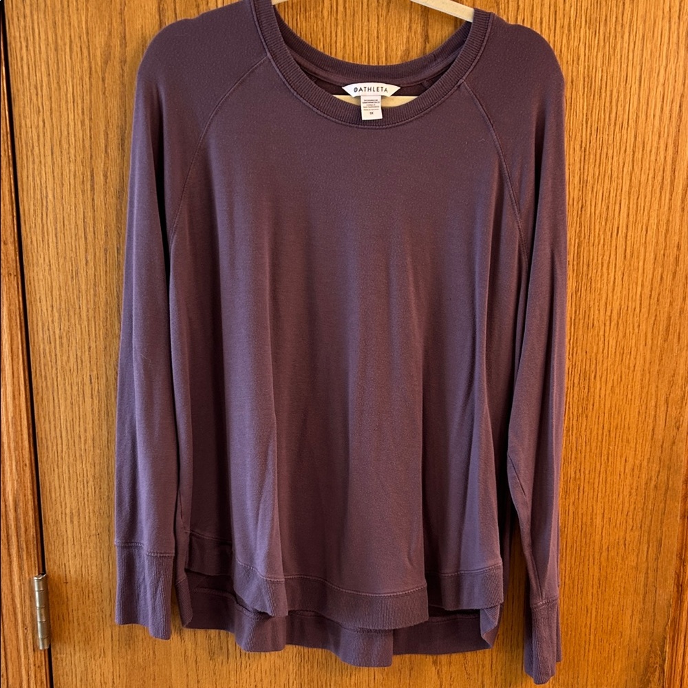 Athleta Deep Purple Sweatshirt
